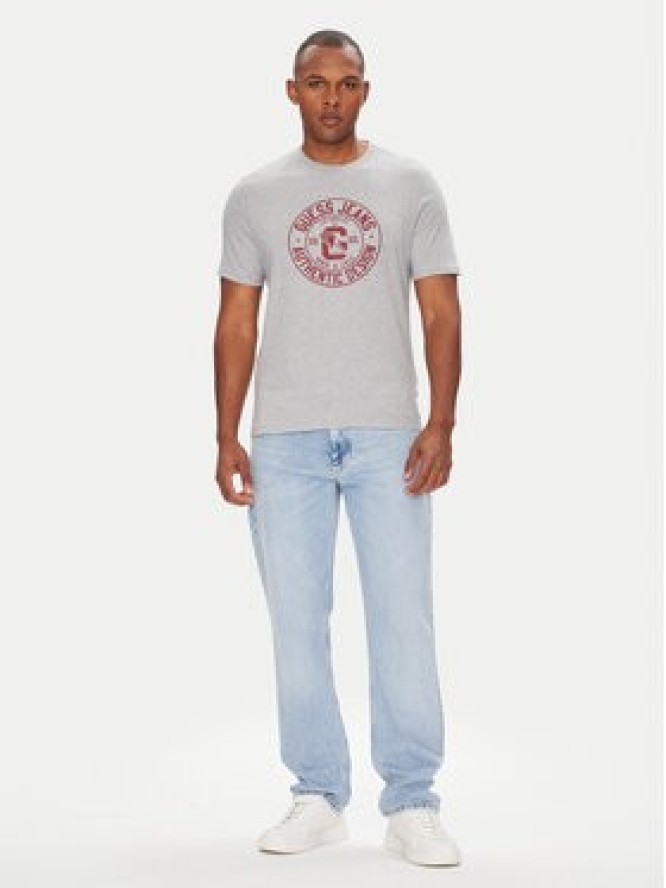 Guess Jeans T-Shirt M5YI29 K8HM0 Szary Slim Fit