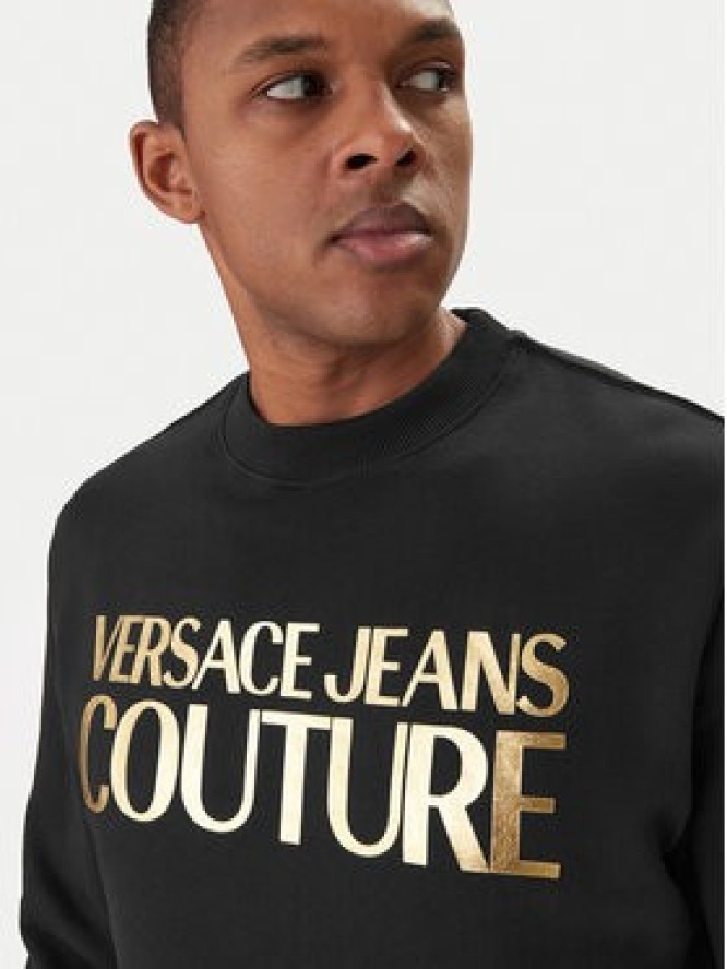 Versace Jeans Couture Bluza 80GAIT00 CF01T Czarny Regular Fit