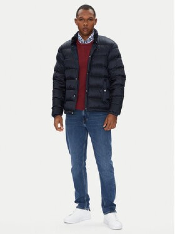Tommy Jeans Kurtka puchowa DM0DM21937 Granatowy Regular Fit