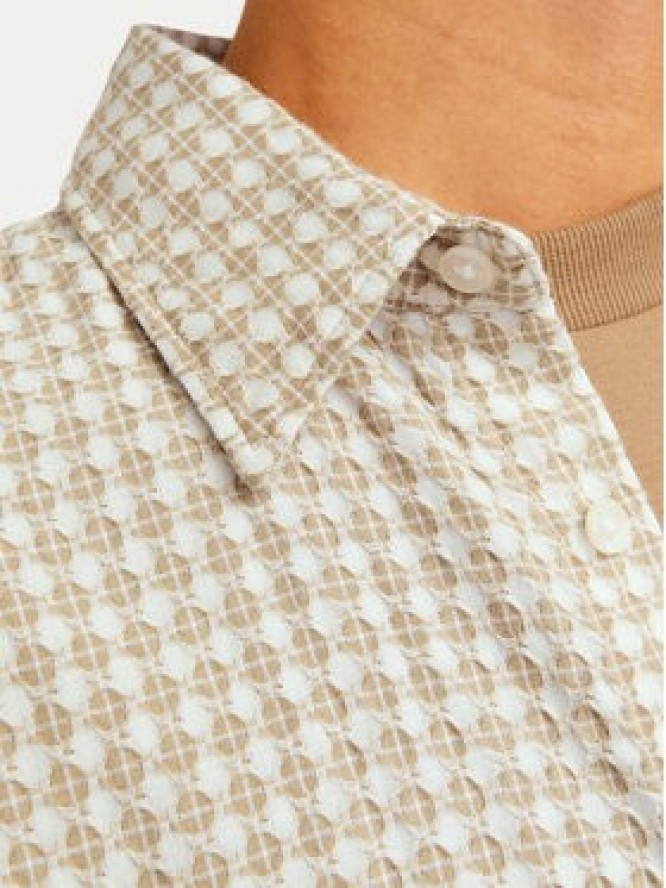 Jack & Jones Koszula Joshua 12260673 Beżowy Relaxed Fit