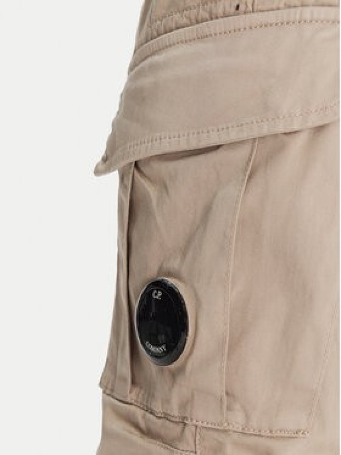 C.P. Company Spodnie materiałowe 18CMPA056A005694G Khaki Regular Fit