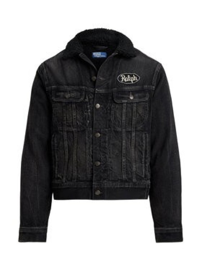 Polo Ralph Lauren Kurtka jeansowa 710956616001 Czarny Regular Fit
