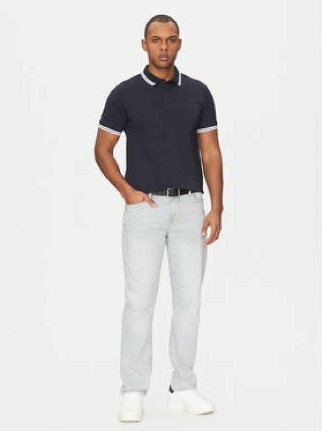 Guess T-Shirt M2GP34 KARS0 Granatowy Regular Fit