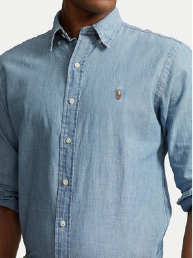 Polo Ralph Lauren Koszula jeansowa 710792042001 Niebieski Custom Fit