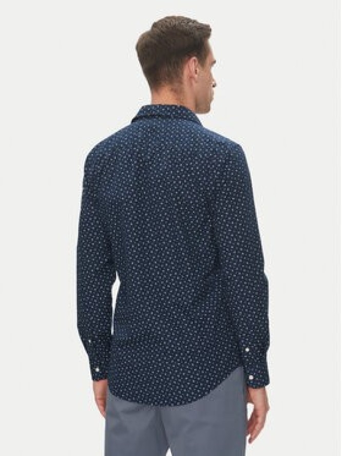 Tommy Hilfiger Koszula MW0MW38559 Granatowy Slim Fit
