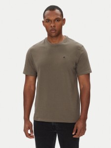 Calvin Klein Jeans T-Shirt LV040HM265 Brązowy Regular Fit