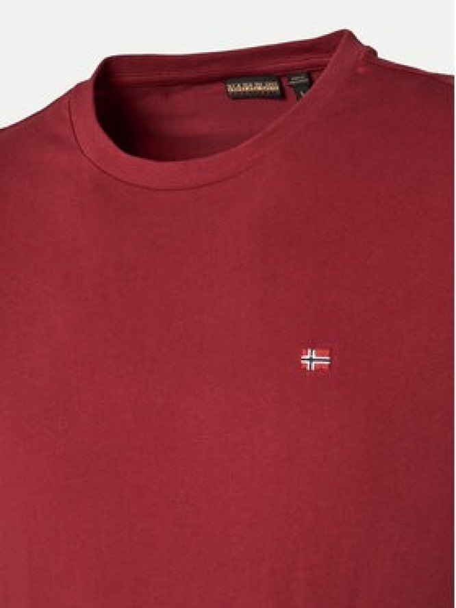 Napapijri T-Shirt Salis NP0A4H8D Czerwony Regular Fit