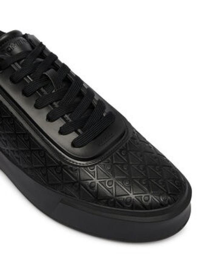 Calvin Klein Sneakersy Beasket Cup Oxf Lup Hf Aop Lth HM0HM02132 Czarny