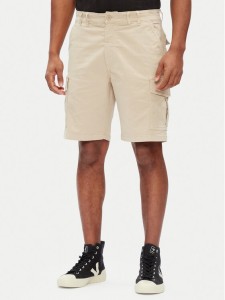 Pepe Jeans Szorty materiałowe Seasonal PM801179 Beżowy Regular Fit