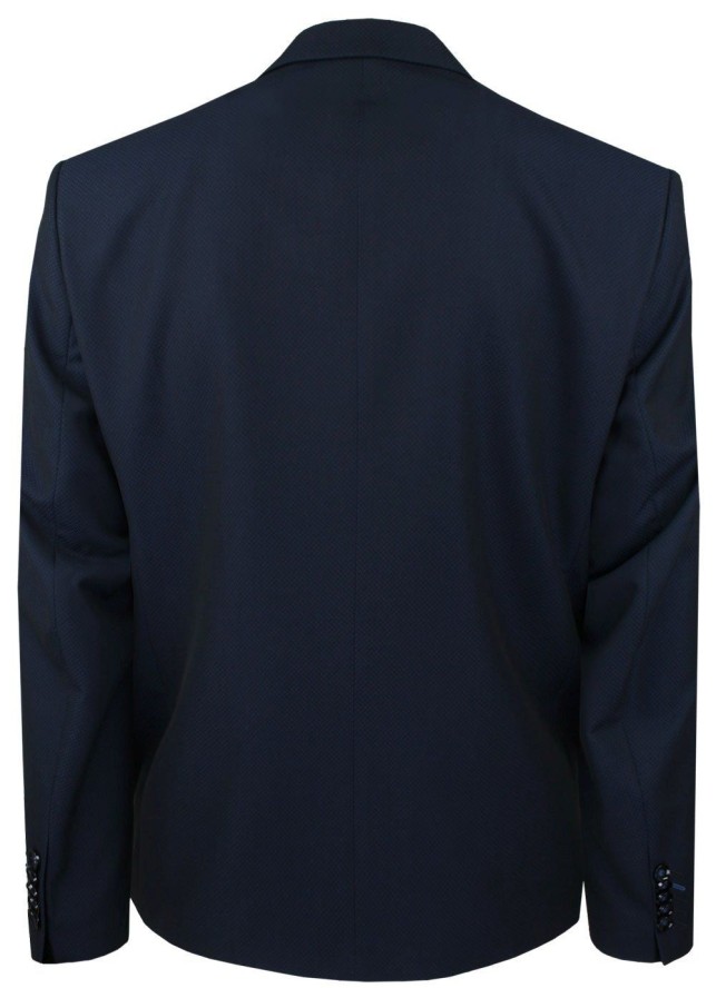 Granatowy Garnitur na Studniówkę lub Wesele - Taliowany - Casino