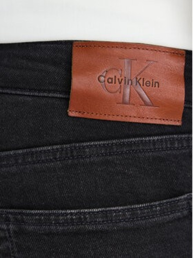 Calvin Klein Jeans Jeansy LV04RG713G Czarny Slim Fit
