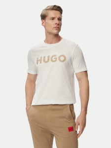 HUGO T-Shirt Dulivio 50467556 Biały Regular Fit