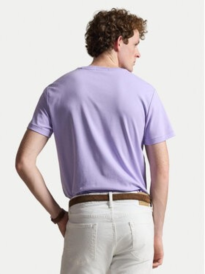 Polo Ralph Lauren T-Shirt 710740727507 Fioletowy jasny Regular Fit