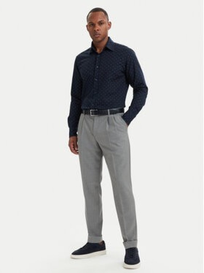 BOSS Koszula Relegant_6_M 50565600 Granatowy Regular Fit