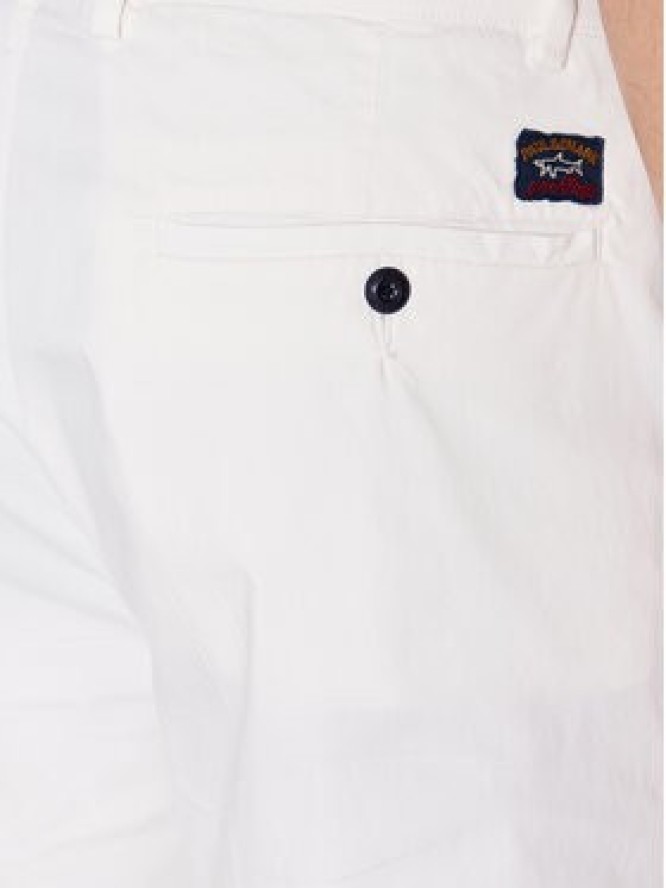 Paul&Shark Szorty materiałowe 23414027 Biały Regular Fit