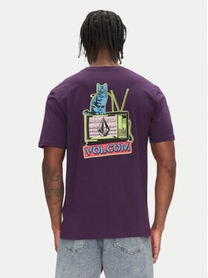 Volcom T-Shirt Catv A3512552 Fioletowy Classic Fit