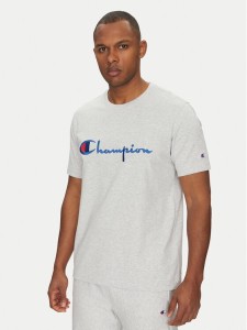 Champion T-Shirt 221621 Szary Standard Fit