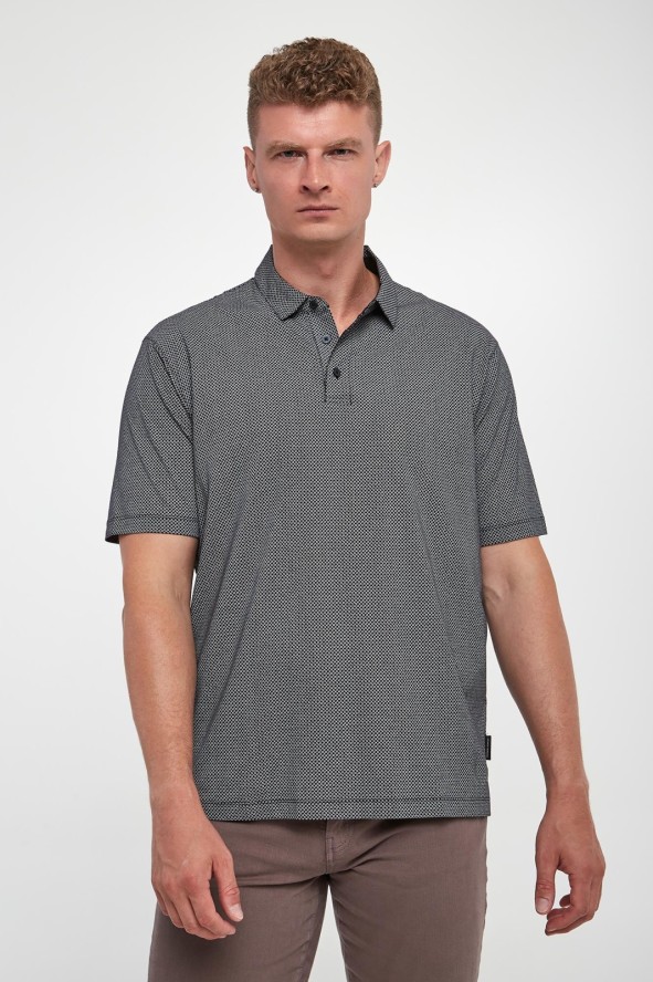 Polo męskie ze wzorem ARMANI EXCHANGE