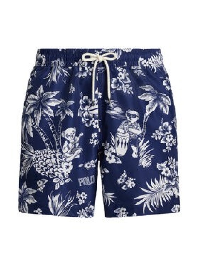 Polo Ralph Lauren Szorty kąpielowe 710963323002 Granatowy Classic Fit