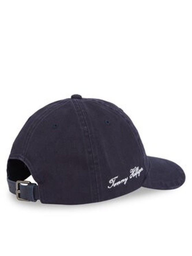 Tommy Hilfiger Czapka z daszkiem Seasonal Flag Wash 6 Panel Cap AM0AM13348 Granatowy