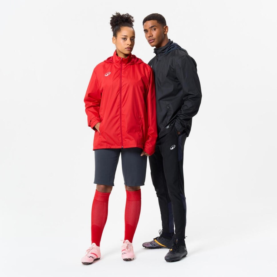 Kurtka przeciwdeszczowa do piłki nożnej Kipsta T100