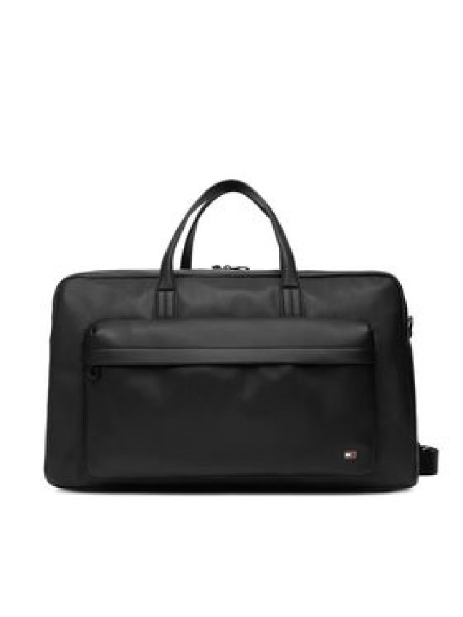 Tommy Hilfiger Torba weekendowa Th Flag Duffle AM0AM14007 Czarny