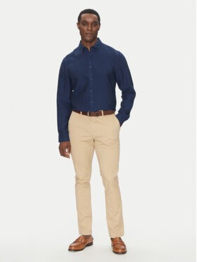 Michael Kors Koszula CS4400H4YT Granatowy Relaxed Fit