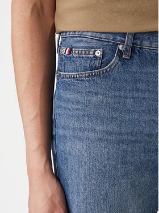 Tommy Hilfiger Szorty jeansowe Dover MW0MW42557 Niebieski Regular Fit