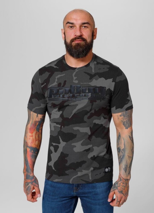 Koszulka męska Pitbull Slim Fit Classic Boxing