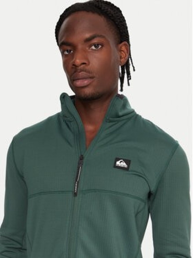 Quiksilver Bluza techniczna Steep Point EQYPF03078 Zielony Slim Fit