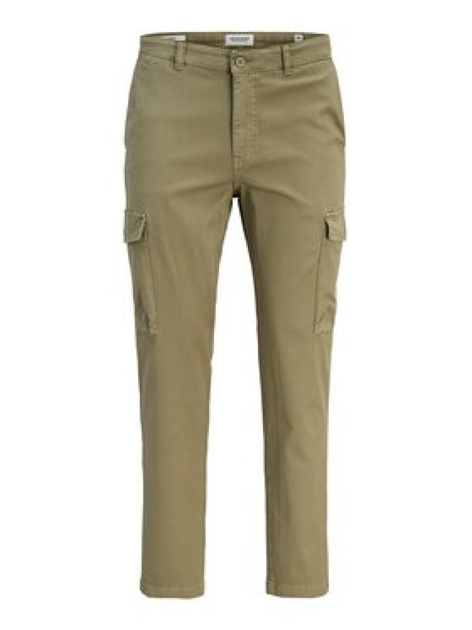 Jack & Jones Spodnie materiałowe Stace Arthur 12282388 Khaki Regular Fit