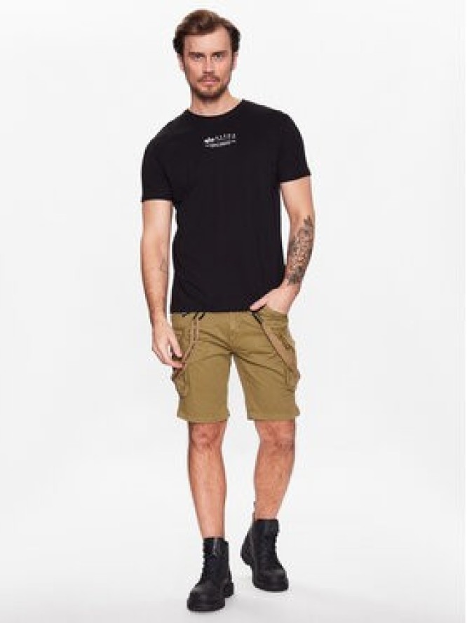 Alpha Industries Szorty materiałowe Utility 116213 Beżowy Slim Fit