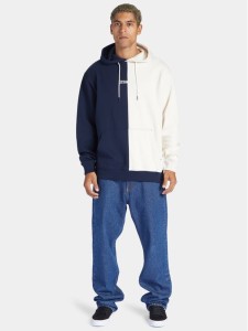 DC Shoes Bluza Baseline Otlr ADYFT03390 Granatowy Regular Fit
