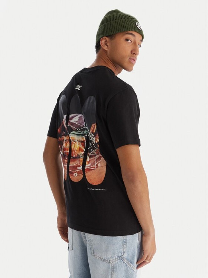 DC Shoes T-Shirt Handy Cam HSS EDYZT04379 Czarny Regular Fit