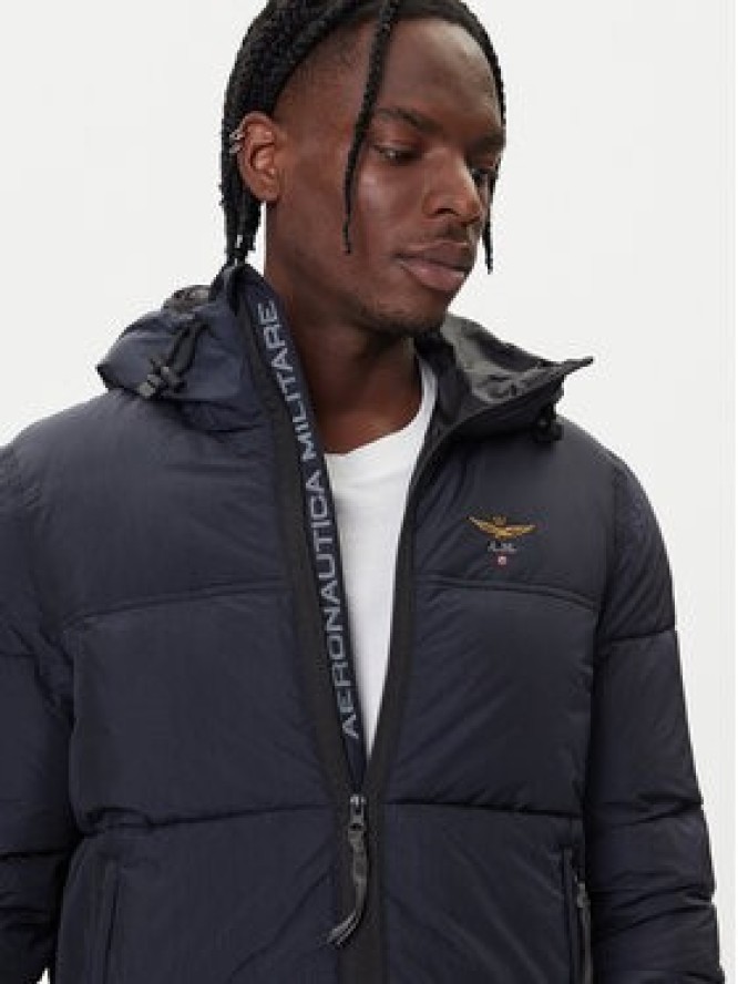Aeronautica Militare Kurtka zimowa 252AB3025UCT04214 Granatowy Regular Fit