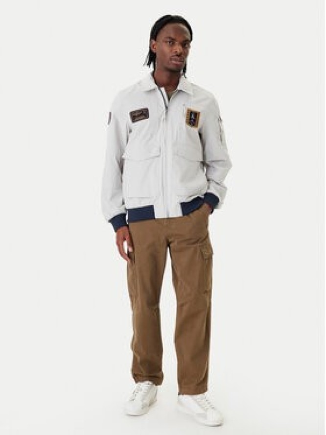Aeronautica Militare Kurtka bomber 261AB3049UCT04290 Beżowy Regular Fit