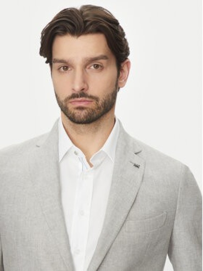 Michael Kors Marynarka MK0SB01083 Szary Regular Fit