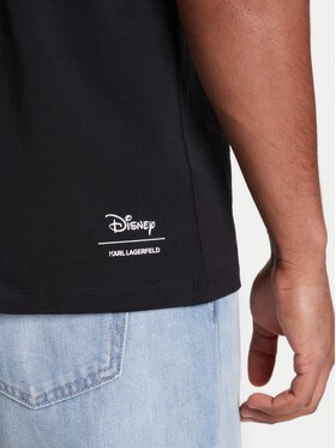 KARL LAGERFELD T-Shirt 755097 553270 Czarny Regular Fit