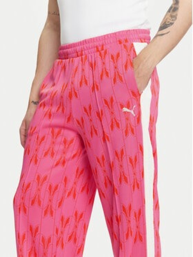 Puma Spodnie dresowe The NeverWorn V T7 631492 Różowy Regular Fit