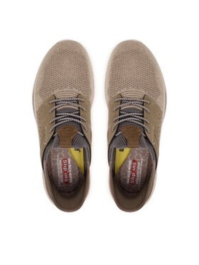 Skechers Sneakersy 210811/TPE Brązowy