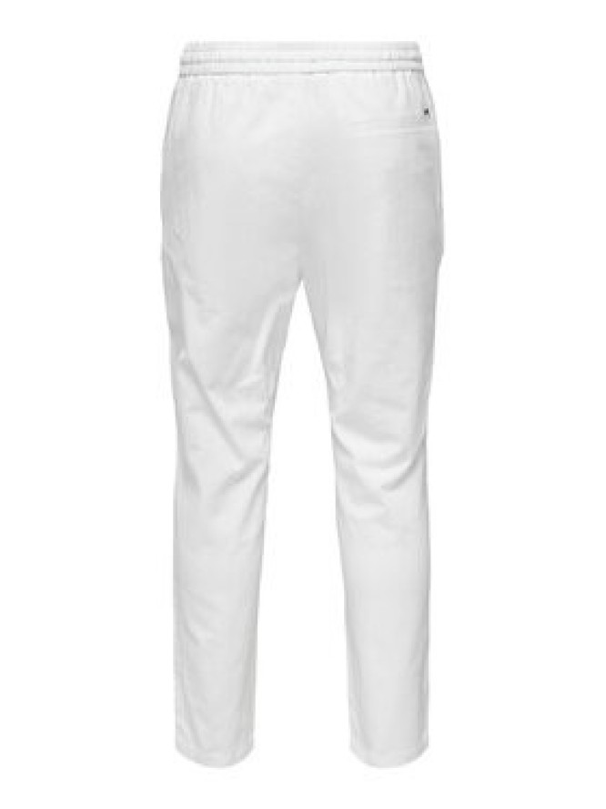 Only & Sons Spodnie materiałowe 22024966 Biały Tapered Fit