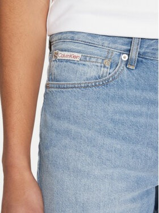 Calvin Klein Jeans Szorty jeansowe J30J327513 Niebieski Regular Fit