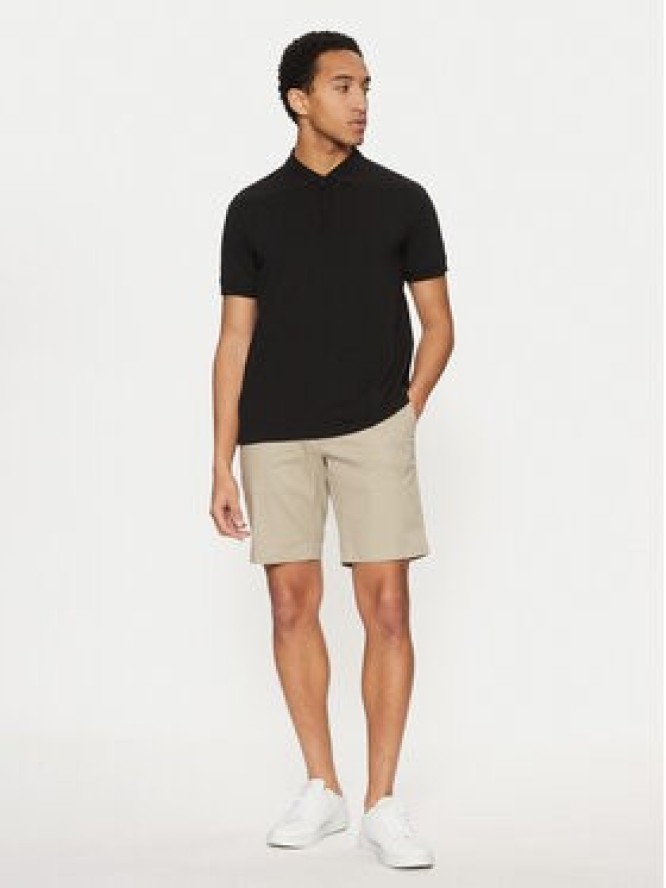 Calvin Klein Szorty materiałowe K10K114071 Beżowy Slim Fit