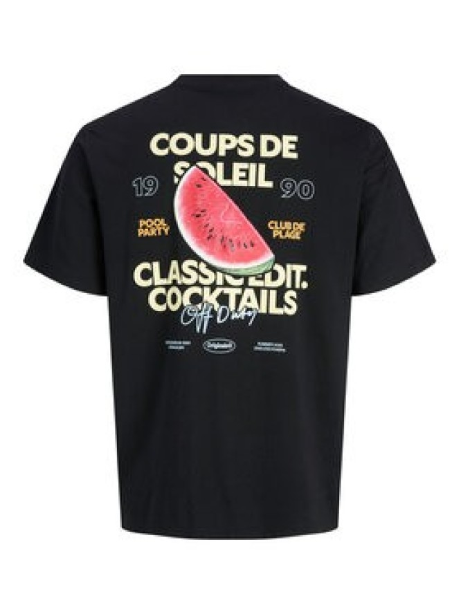 Jack & Jones T-Shirt Riviera 12295202 Czarny Regular Fit