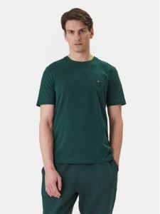 Tommy Hilfiger T-Shirt Ess Seasonal MW0MW39995 Zielony Regular Fit