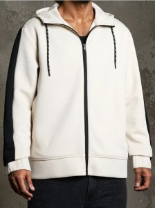 Bluza z kapturem - beżowy