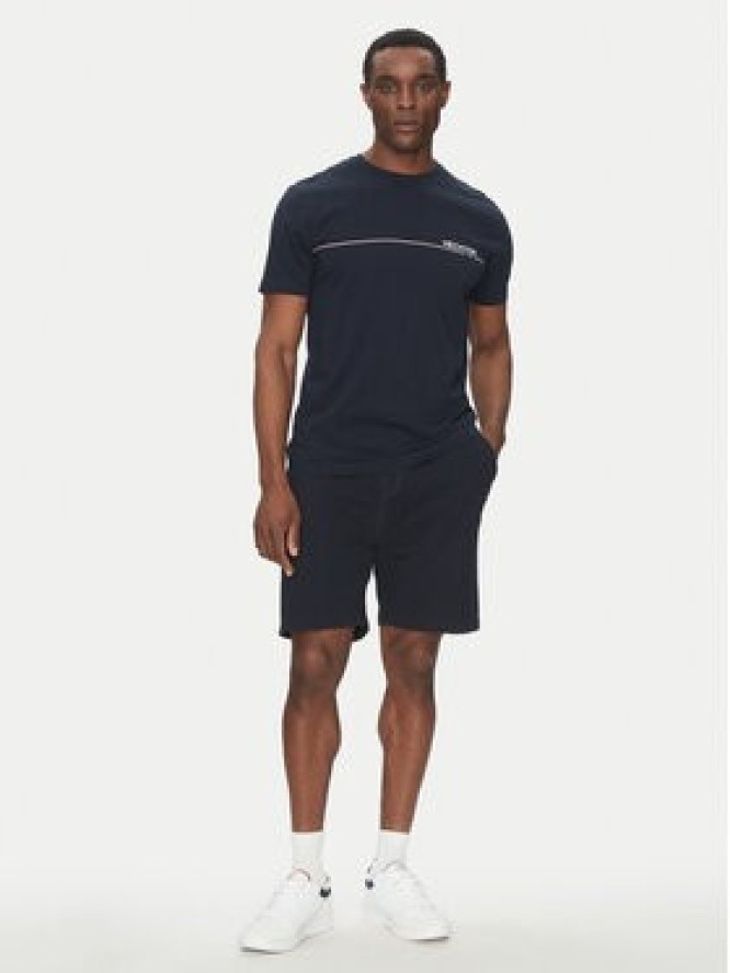 Hechter Paris T-Shirt 75008 151919 Granatowy Regular Fit