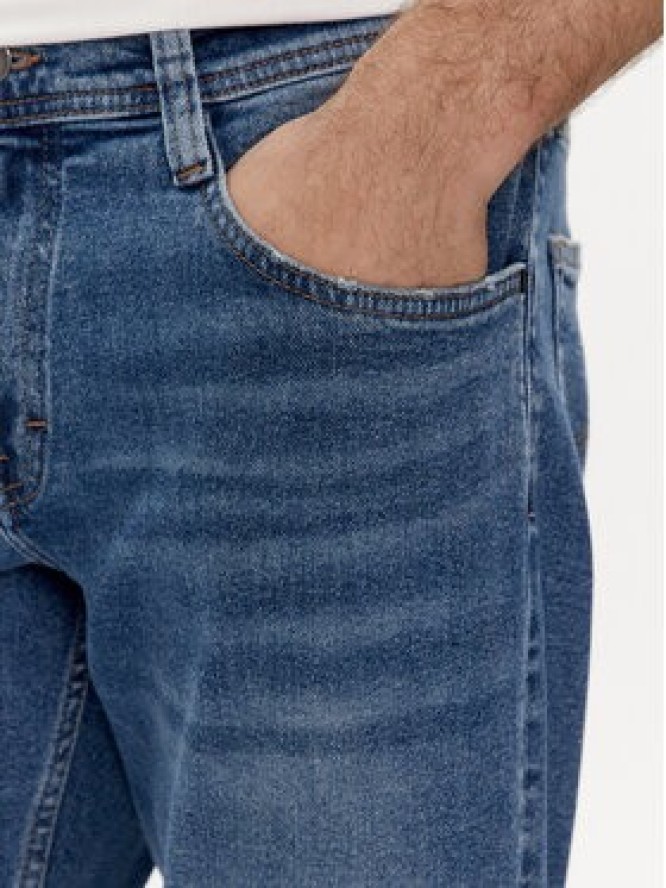 Mustang Jeansy Denver 1014878 Granatowy Straight Fit