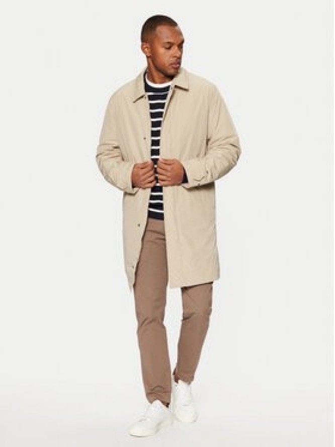 Tommy Hilfiger Płaszcz przejściowy MW0MW37651 Beżowy Regular Fit