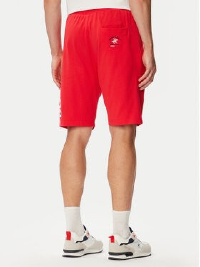 Beverly Hills Polo Club Szorty sportowe F-SS26M-BJ0005 Czerwony Regular Fit